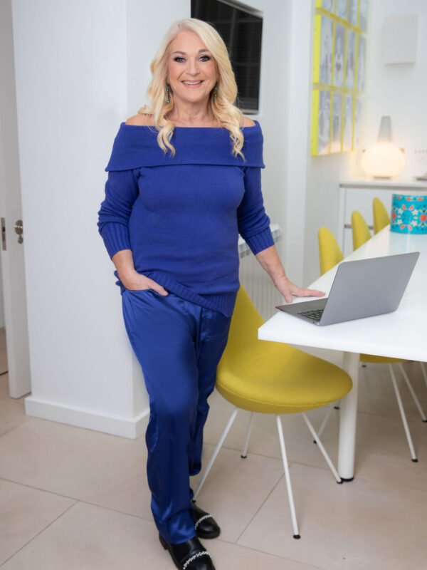 Connie Trouser Cobalt