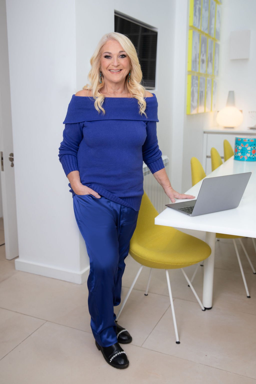 Connie Trouser Cobalt