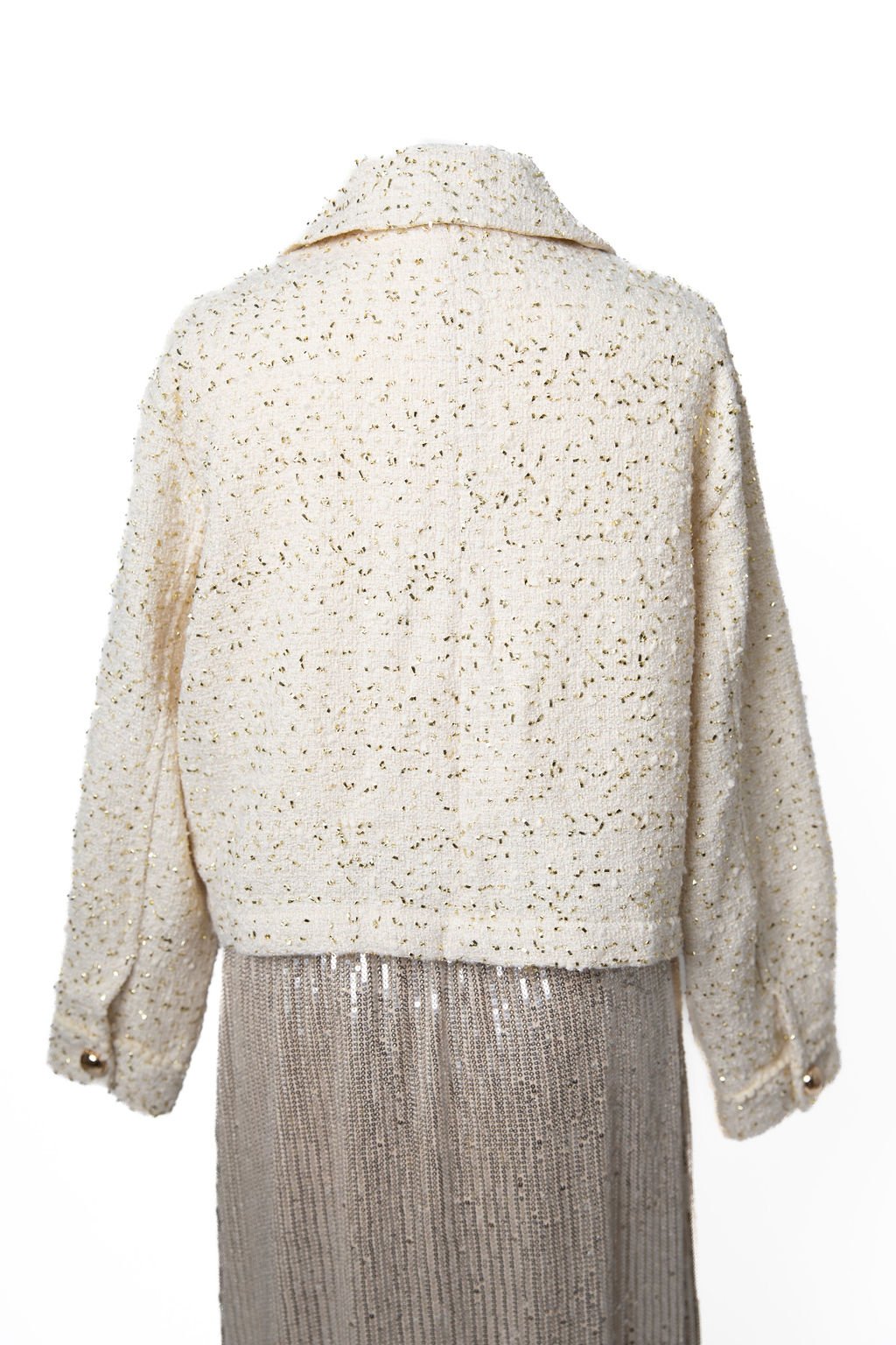 Lucy Jacket Cream/Gold - Image 5