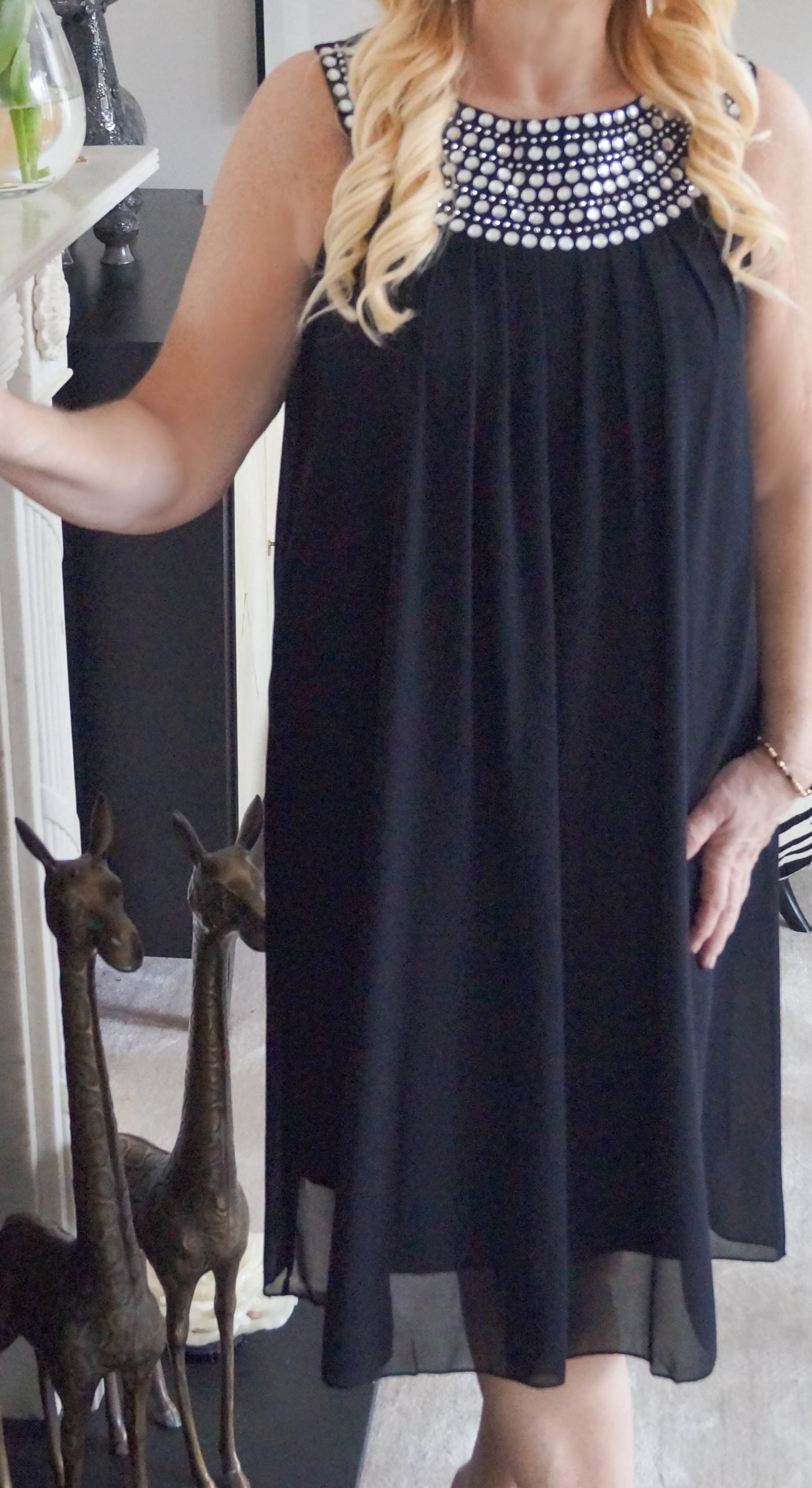 Jewel Black Dress - Image 2
