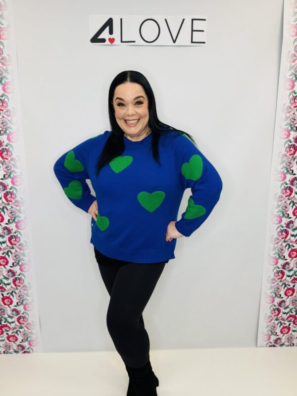 'L' Loveheart knitted jumper