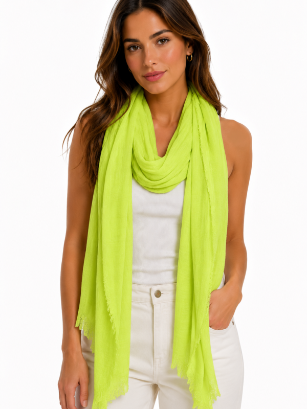 Linen feel Scarf