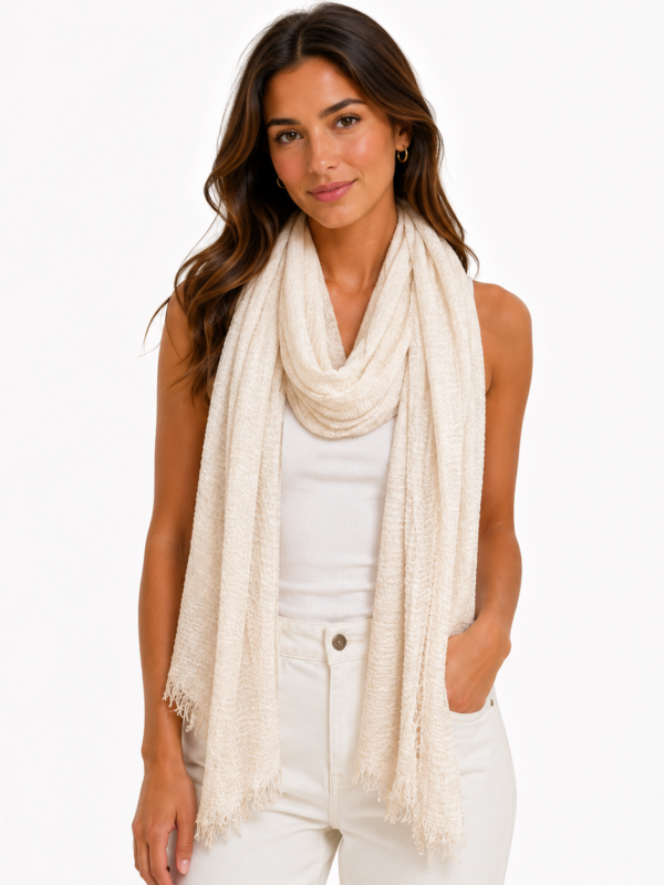 Linen feel Scarf